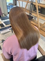 エクファヘアエステプラス 草津 栗東(ex-fa hair esthe+) ピンクベージュ/アンブレラカラー/クールショート/前髪/草津