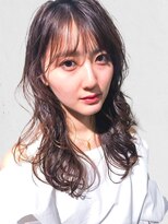 ディーバ 横浜(D.I.E.V.A)&nbsp;20代30代40代大人女性ミディアムレイヤー前髪シースルーバング