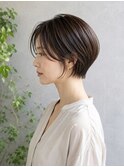ショートレイヤー小顔ひし形美シルエット大人女子くびれ30代40代