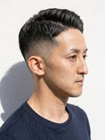 ワンワンオー バーバーショップ 長浜店(@110 BARBER SHOP) サイドパートスタイル