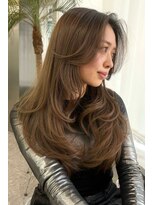 ランズ アネックス 梅田(LANDS ANNEX)&nbsp;海外っぽいカーテンバングでレイヤーカット 【大阪 梅田】