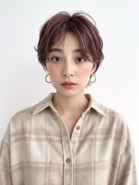 カバーヘア アカデミー 北浦和西口店(COVER HAIR ACADEMY)&nbsp;バーガンディフェザーショートマッシュパーマ大人美髪p北浦和