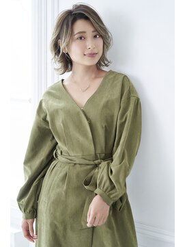 タヤ ひばりが丘店(TAYA) レイヤーボブ×外国人風カラー