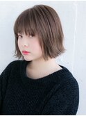 外ハネセット ベージュカラー