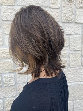 アリーナ 緑が丘店(arena) インナー×ハイライトな美シルエットヘア