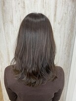 ジーナ 銀座(Zina) ラベンダーグレージュ　髪質改善　艶髪