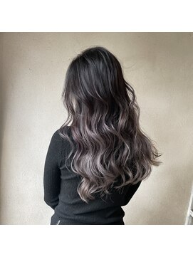 リー 京都西院(Lee) 【lee京都西院　仲西健太】ホワイトラベンダーグラデーション