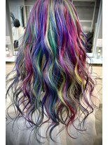 キャラ シャローネ 池袋(Chara Chalone)&nbsp;資生堂カラーミューズを使ったスタイル/ロング/ハイライト