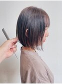 【パツッと】あんまり巻かないボブ