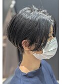 前下がりショート×マルチセクションカット×お手入れ超簡単◎
