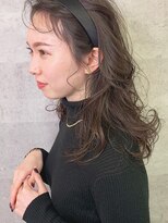 カルナ バイ エルモ(calna by ELMO)&nbsp;【暗髪ベージュ×透け感】　アッシュベージュ　米倉