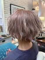 ヴァイブス(vibes)&nbsp;ピンク系ブリーチ×ショート