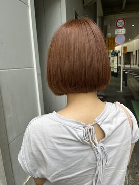 サロンドミルク 溝の口店(salon de MiLK) 20代30代40代/ボブ/ミニボブ/ピンクブラウン［溝の口］