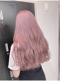 K202_ホワイトピンク ブリーチ2回~.