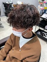 リット×ベリエ(Lit.×belier)&nbsp;波巻きスパイラルツイストスパイラルパーママッシュメンズヘア