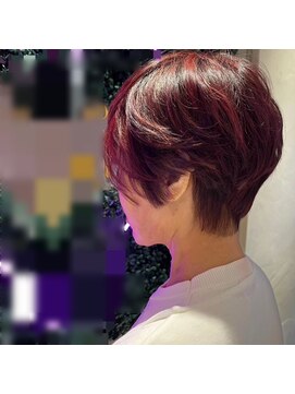 エムテコ(M.techo) 白髪ぼかしハイライト♪ピンク系