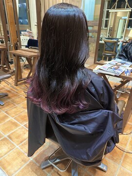 ルチア ヘア ステラ 京都店(Lucia hair stella) ラベンダーグラデーションカラー