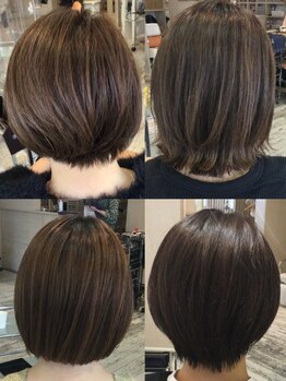 アシャ ヘアー ソリューション 神戸店(asha hair solution)の写真/"髪も地肌もダメージさせない"施術を-。30～50代の年齢に伴う変化を感じている方に。通うたび艶美髪を実感*