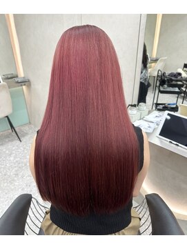 ロンド レア 天神大名店(Lond Le’a) ダブルカラーピンクベージュベージュカラーケアブリーチレイヤー
