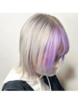 ビヨンドイー(beyond E)&nbsp;ホワイトとライラックのインナーカラー