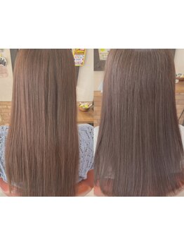 《髪質改善ツヤ髪ストレート/他では味わえない手触りとツヤ感》お悩みをヘアースタジオブービーが解決◎
