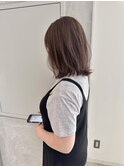 YOKE レイヤーボブ外ハネボブ結べるボブラベンダーグレージュ