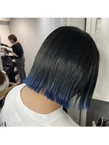 ヌーヴェル(nouvelle)&nbsp;切りっぱなしボブ×エンドカラー