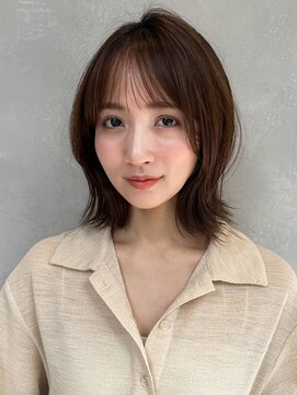 ガーデンヨコハマ(GARDEN YOKOHAMA) タッセルボブこなれミディアムレイヤーカットイメチェン束感前髪