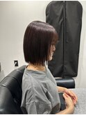 ぱつっとボブ/顔まわりカット