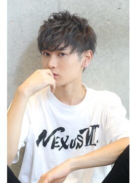 リップス レイ ギンザ(LIPPS Ray GINZA) レイジーツーブロックマッシュ　ツイストパーマ