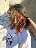 ロチカバイドールヘアー 心斎橋(Rotika by Doll hair)&nbsp;インナーOrange×透明感brown☆