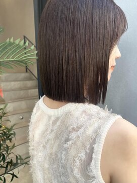 フェイス 石川町 (FACE) タッセルボブ×結べるボブ×前髪長め×秋カラー×横浜