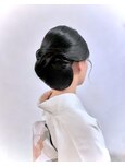 和装シニヨン