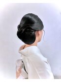 和装シニヨン