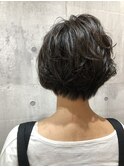 ショート×パーマ
