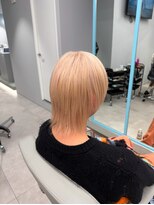 ポプルス(popls)&nbsp;ホワイトブロンド/ホワイトベージュウルフ/メンズウルフ/ウルフ