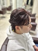 グラッジ 池袋(GLADGE)&nbsp;フェザーパーマ 毛流れショート メンズパーマ