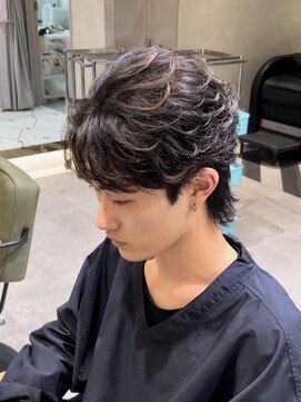 ゼスト リル 新宿(ZEST lill) ニュアンスパーマスペインカールフェザーパーマメンズパーマ