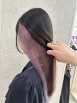 アッシュ 高幡不動店(Ash) ブリーチインナーカラー髪質改善ペールラベンダー