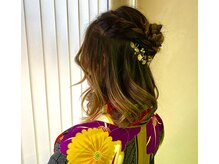 アームズ ヘアー(ames hair)の雰囲気（ヘアセット着付け、成人式のご予約は随時受け付けております☆）