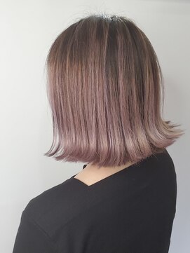 美容室ポール 西葛西店(PAUL) 西葛西 ピンクベージュ デザインカラー 学割U24