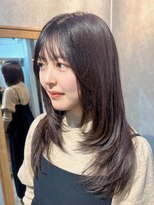 エン(en.)&nbsp;★ザクザクレイヤーカット/韓国ヘア/ラベンダー