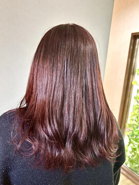 ココカラヘアー ニコ(cococara hair nico) カシス/ピンク/ブリーチなし/トリートメント/レイヤー