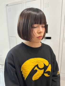 セイドット リー(Say. Ree) Say.ショートボブミニボブボブアッシュブラックグレージュカラー