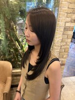 モナン 新宿(Monan)&nbsp;顔周りにレイヤーを入れたロングスタイル♪