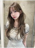 赤み消しカラー×小顔レイヤー×韓国風巻き×髪質改善