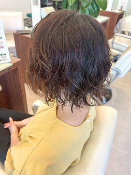 ヘアーアンドエステ ハラダ 滝ノ水店(Hair&Esthe Harada) ボブパーマ/ボブ/デザインカット/ナチュラルブラウン
