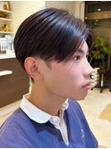 メンズカット/センターパート/刈り上げ