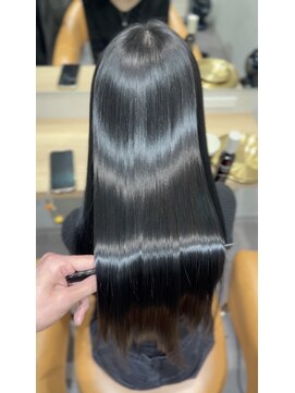 テラ 仙台(Tera) ブルーブラック + 髪質改善ストレート トリートメント