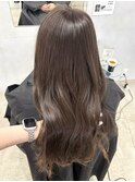 福井透明感カラーチョコレートカラー学生韓国髪質改善